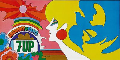 1969 7up Soda Pop Ad High Quality Metal Magnet 2 x 4 inches 9658
