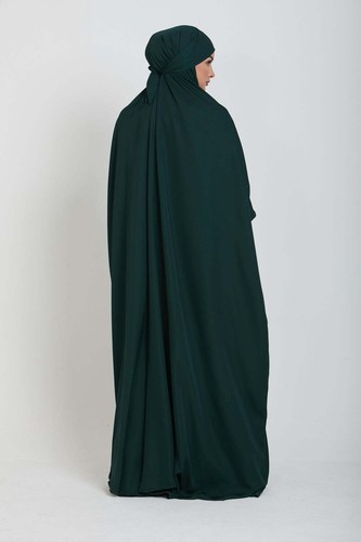 One Piece Full Length Jilbab Khimar with Chunnat sleeves All Color Firdous - Picture 45 of 58