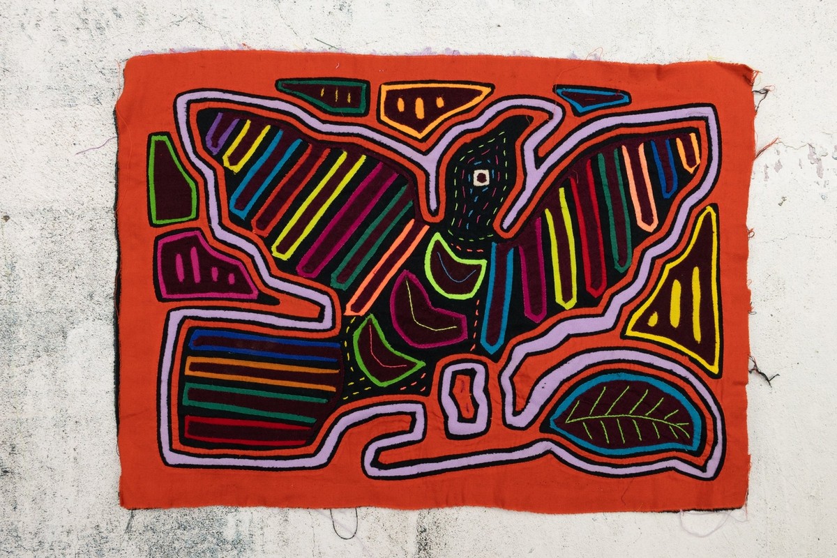 Wide Wing Bird Panama Mola | eBay