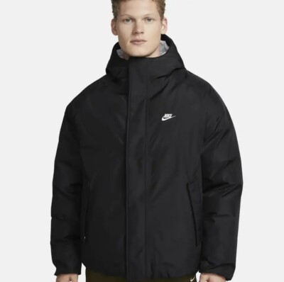 Nike StormFit ADV GoreTex FullZip Hoddie Erkek Mont Jacket Blk 2XL