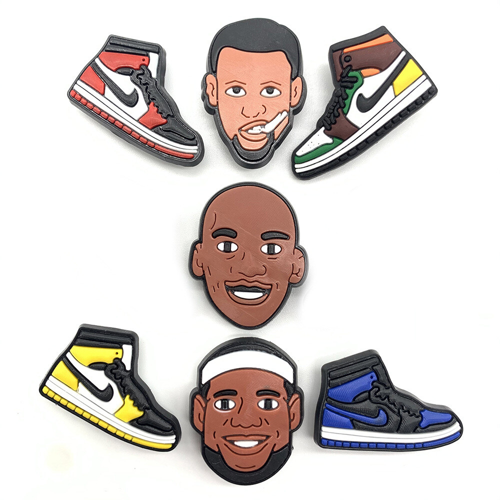 Mix30Pcs Basketball Series FashioN Shoe Charms For Croc Shoes Jibbitz Decoration eBay