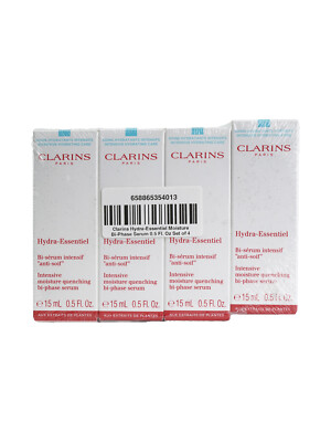 Clarins Hydra Essentiel Intensive Bi Phase Serum 0.5 Set of 4