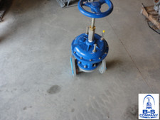 Actuated Diaphragm Valve CENTURY INST. 4" 150 Flanged PPL Lined EPDM Diaphragm