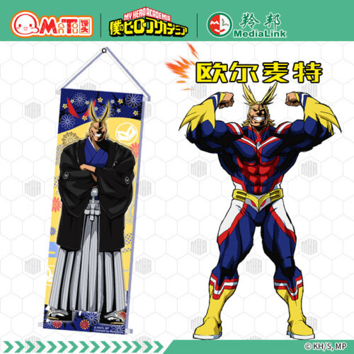 Boku no Hero Academia All·Might Wall Scroll Poster Home Decor Gift 25X70CM - Picture 1 of 1