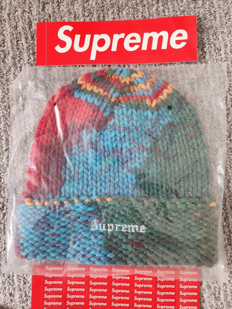 Supreme Gradient Spacedye Beanie Cap Multicolor SS24 Supreme New