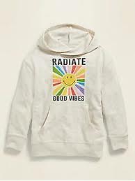Radiate Good Vibes Juniors Hoodie PopSugar / Old Navy NWT, L (10-12)