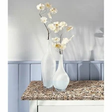 Lot of 4 Self Adhesive Countertop Vinyl Film Brown Granite Cabinet Drawer Liner