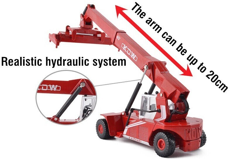 Diecast Crane Reach Stacker 1:50 Container Stacker Diecast Toy