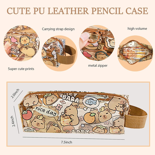 Stationery Set,Cute Capybara School Supplies,Kawaii Stationery Birthday Gifts - Picture 4 of 12