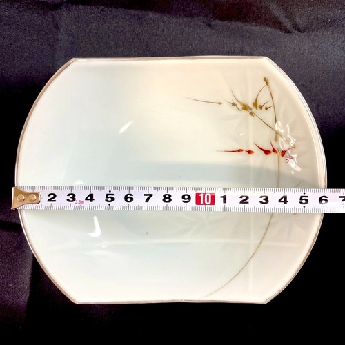 Japanese Crescent Moon Plates Set Porcelain Dishes Sushi Appetizer Soy Sauce VTG - Picture 4 of 12