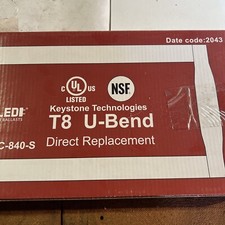 8- Keystone T8U LED U-Bend  NSF  code 1636 KT-LED18T8-U6GC-840-D LINE VOLTAGE