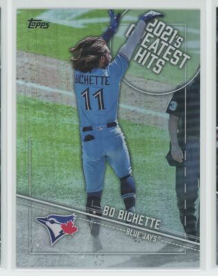確認用(2021's greatest hits) 2022 Topps 2021's Greatest Hits Bo Bichette Toronto Blue Jays