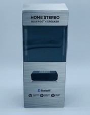 Home Stereo Bluetooth Speaker 49 Feet Wireless Range Water Resistant Black