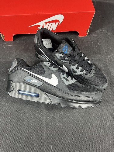 Nike Air Max 90 J 22 US 9 / EU 42,5 Black White Marina Iron Grey - Bild 3 von 8