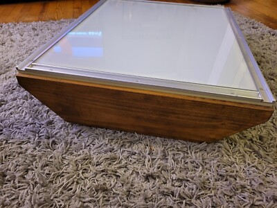    Vintage Roconex Tabletop Light Box Drafting Table 24'' x 20'' RARE nice 