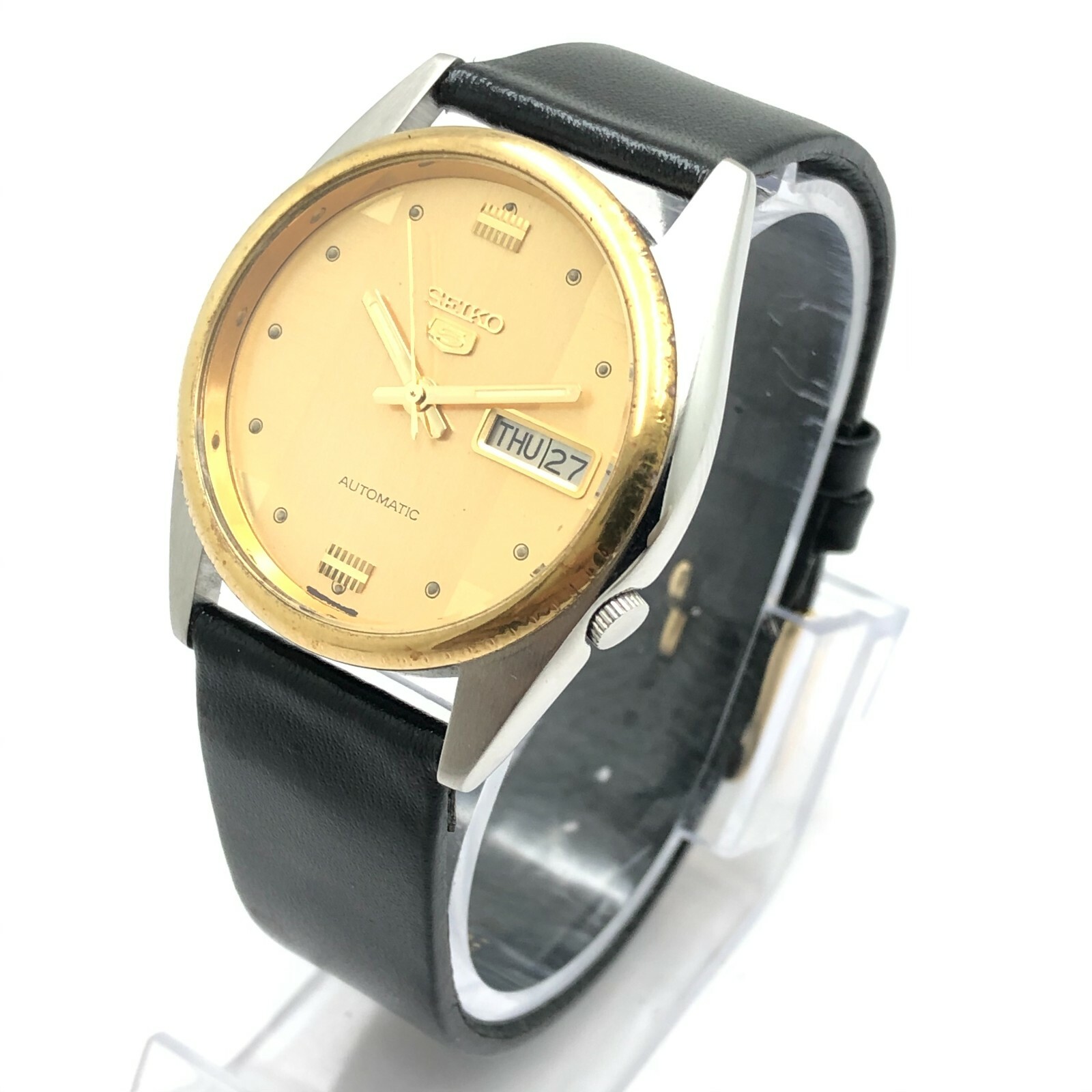 Vintage Style Seiko 5 7009-3111 Day Date 36mm Automatic Japan Made