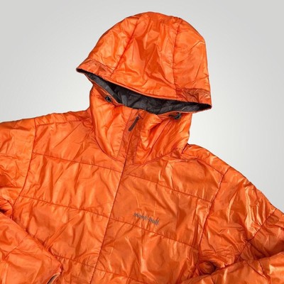 Montbell Puffer Jacket Orange light down mens XS | eBay