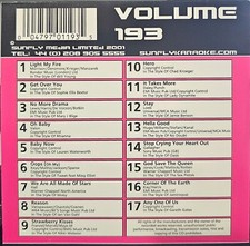 SF193    SUNFLY KARAOKE CDG VERY RARE, NOT SOLD IN THE USA LOT UK