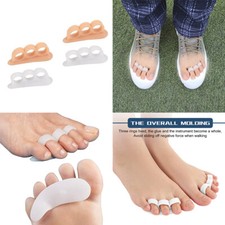 US 2 Pairs Bunions Hammer Toe Straightener Splint Brace Cushion Pad Corrector