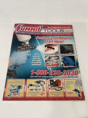 #ad 2008 Summit Racing Equipment Magazine Tools and Garage Accessories MH875 $18.74