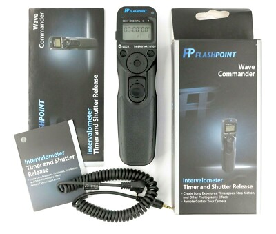 Flashpoint Wave Commander Intervalometer/Timer/Shutter Release