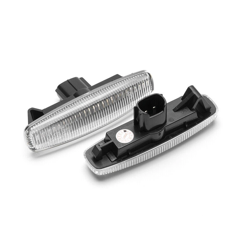 Luz marcadora lateral LED transparente para Infiniti M35 M45 Q40 Q60 Q70 QX50 QX70 Foto 2 de 4