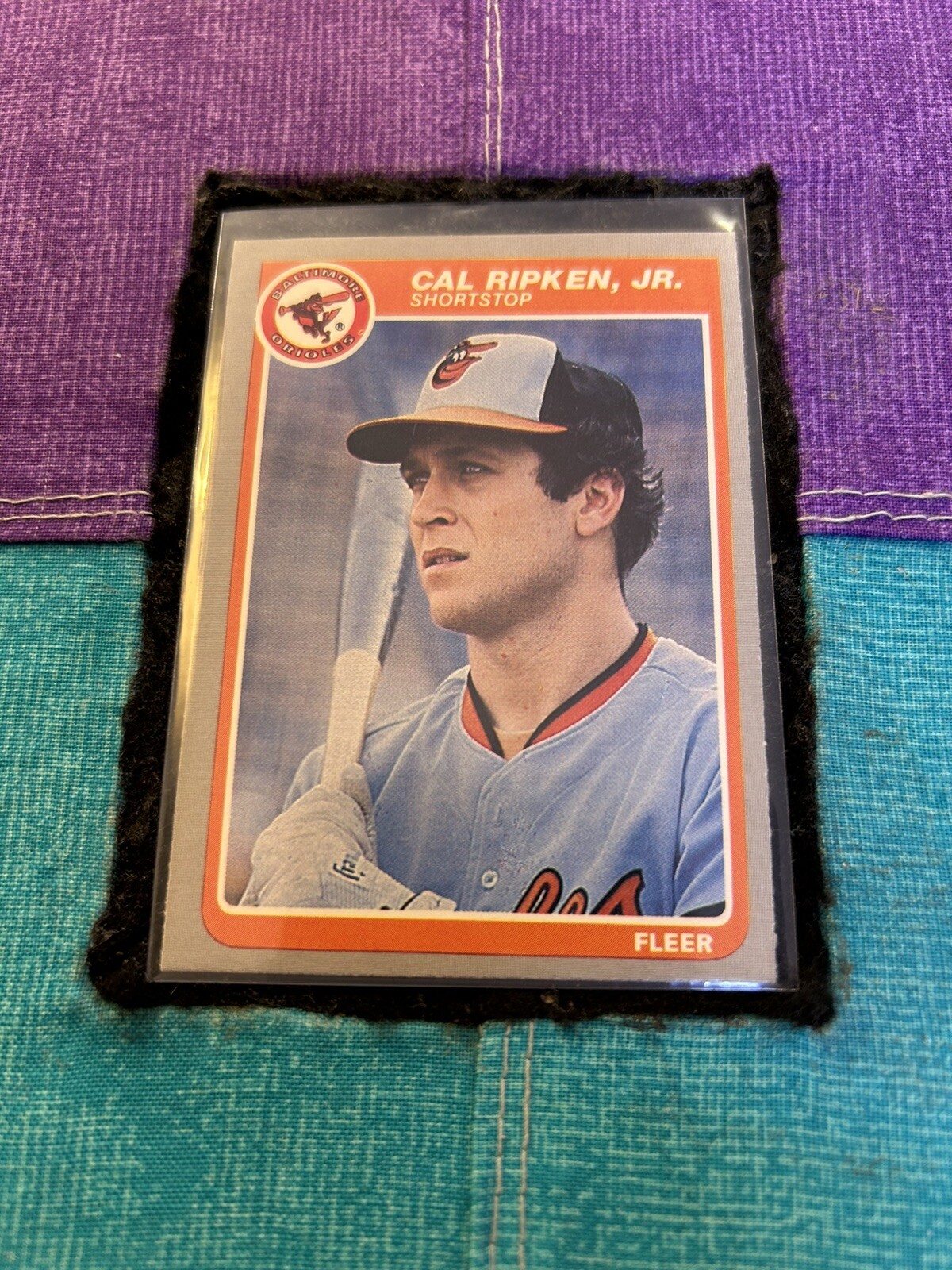 1985 Fleer #187 Cal Ripken Jr EX Condition - Baltimore Orioles Hall Of Famer