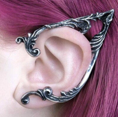 Arboreus linkes Ohr Wrap, Ohrring, Gothic, Elfe, Fee, Fantasy, Alchemie England