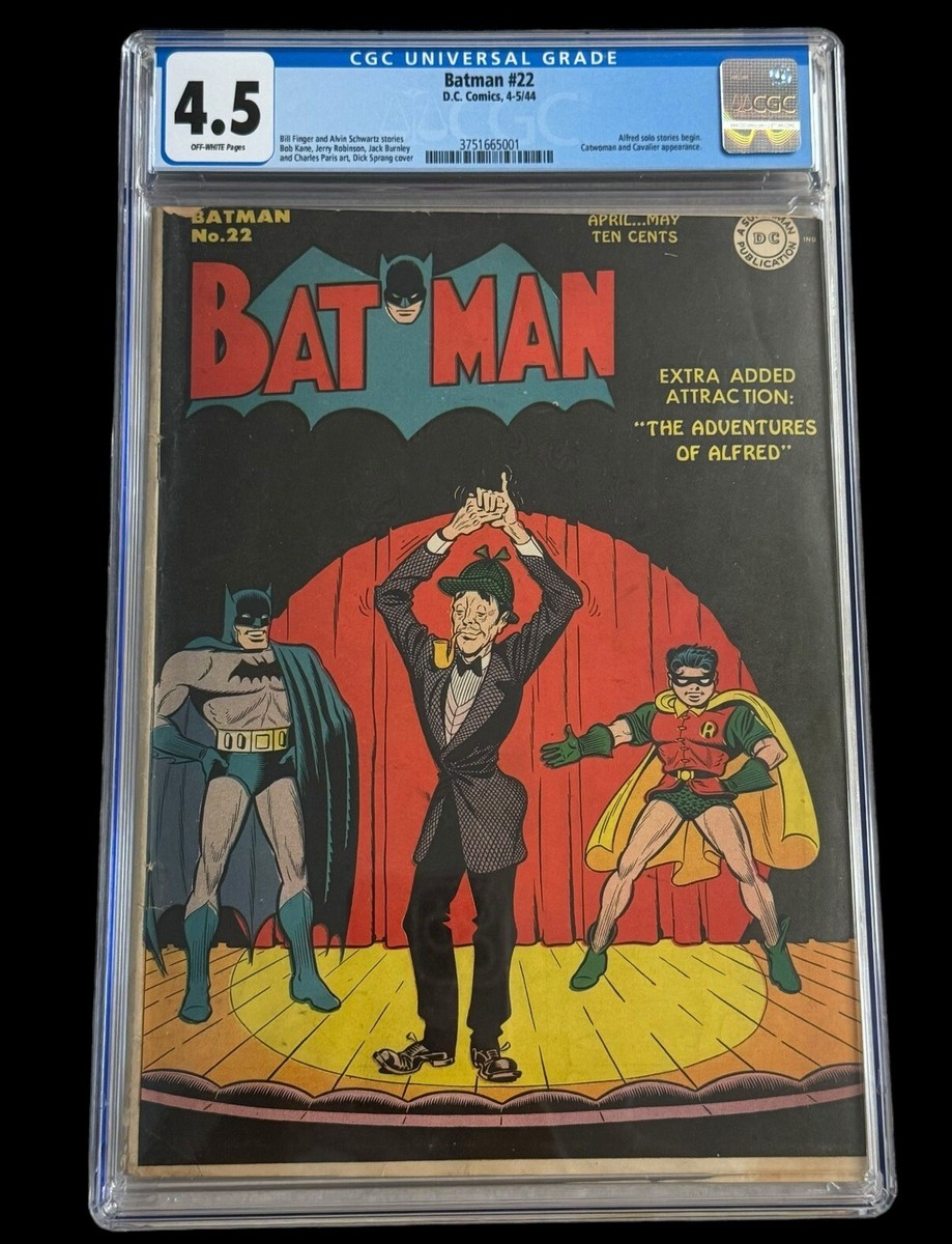 Batman #22 CGC 4.5 1944 OW/PGS Alfred Solo Begins & Catwoman