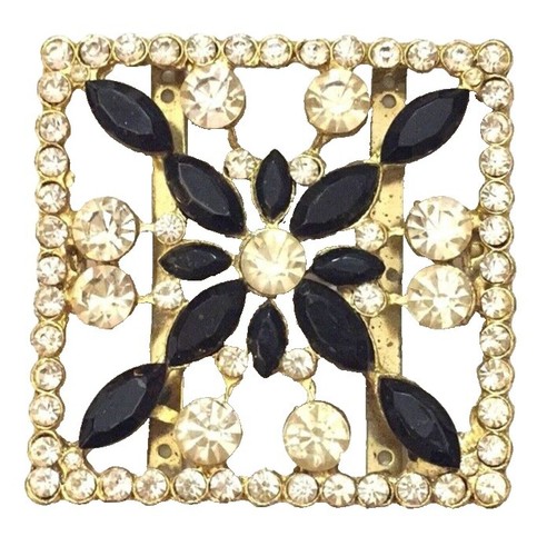 Vintage Accesocraft NYC Womens Stretch Metal Belt Ornate Glam Buckle Retro 90s Accessocraft Belt | eBay main image 3