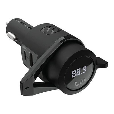 Scosche Bluetooth FM Transmitter Car Charger 12W / 18W Dual USB-A Black