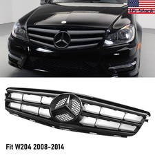 Sport Front Grille Grill Wstar For Mercedes Benz W204 2008-2014 C250 C300 C350 Sport Front Grille Grill Wstar For Mercedes Benz W204 2008-2014 C250 C300 C350