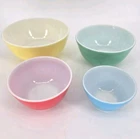Vintage Pyrex 4-Pc Primary Colors Nesting Mixing Bowl Set #401, 402 , 403, & 404