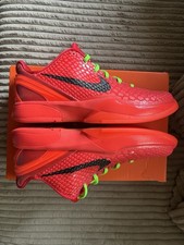 Nike Zoom Kobe 6 Protro Reverse Grinch FV4921-600 Sz 6.5
