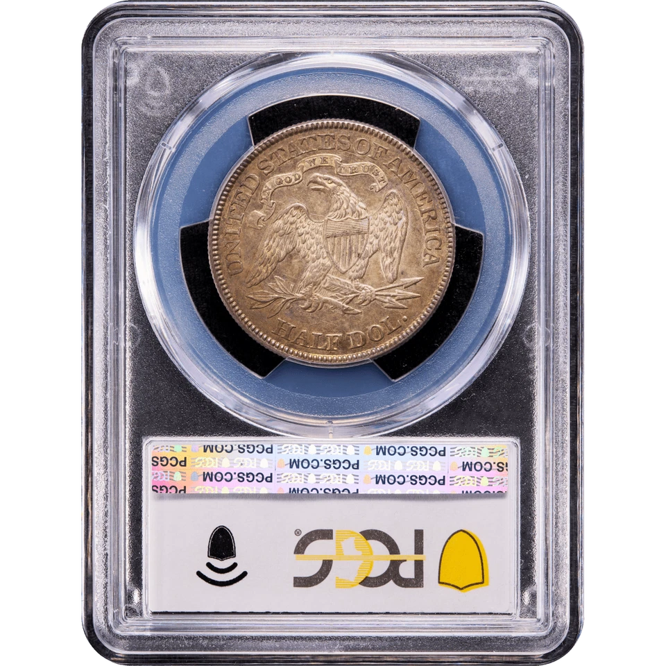 1877/6 Seated Liberty Half Dollar 50c PCGS MS62 CAC - Image 3 of 4