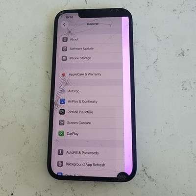 Apple iPhone 13 - 128 GB - Blue (Metro) (Lcd- Cracked) Esn Checks