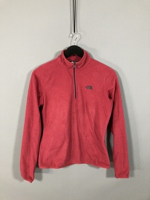 THE NORTH FACE 1/4 ZIP Fleece - Small - Burgundy - Top Zustand - Damen