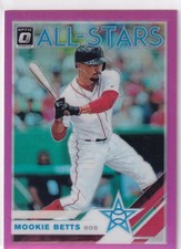 2019 DONRUSS OPTIC #99 MOOKIE BETTS ALL STARS PINK- BOSTON RED SOX