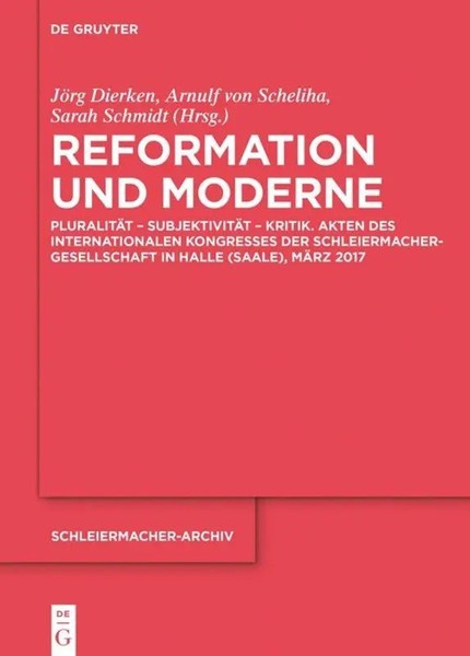 JöRg Dierken (U. A.) | Reformation Und Moderne | Buch | Deutsch (2018) | Issn-image