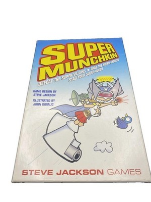 Super Munchkin 1st Edition 3rd Printing Complete Steve Jackson Card Game