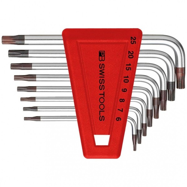 Swiss Tools Winkelschraubendreher- Satz Im Kunststoffhalter 8-Teilig T6-T25-image