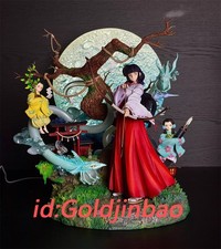 TianYuan Studio Inuyasha Kiky  Resin Statue In Stock 1/6 Scale H42cm Led Light