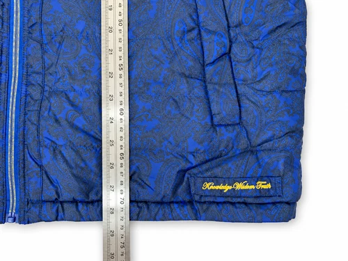 Robert Graham Men's XXL Reversible Blue and Paisley Puffer Vest NWT image 7