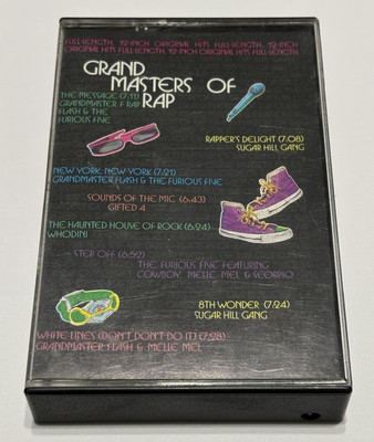 Grand Masters of Rap Cassette Tape NU9314 1985 Dominion Music