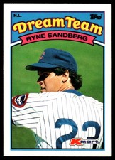 Ryne Sandberg 1989 Topps Kmart Dream Team #24 Chicago Cubs FREE SHIPPING