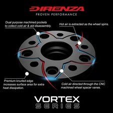 DIRENZA 20MM WHEEL SPACERS PAIR FOR FORD FOCUS MK3 ST250 RS | 5×108 63.3MM