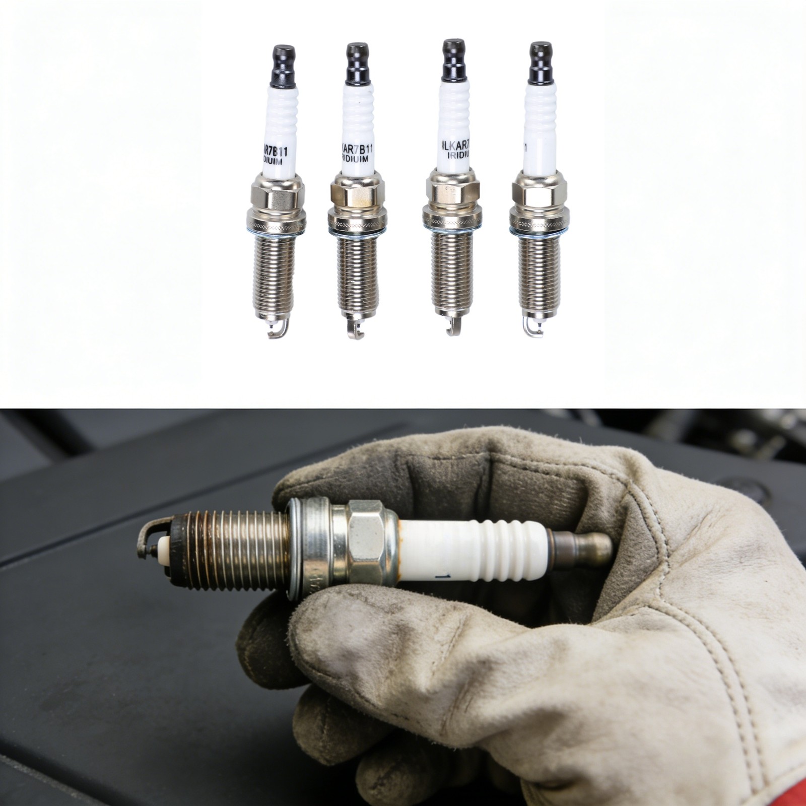 For Sentra Nissan Altima Rogue 4-Pack Iridium Spark Plug DILKAR6A-11