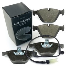 Bremsbel&auml;ge inkl. Warnkontakt Sensor vorne f&uuml;r BMW 5 5er E60 E61 6 6er E63 E64