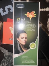 Herbishh 3-in-1 Black Hair Color Shampoo Grey Coverage 16.9 Fl Oz Expires 8/26