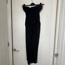 ASOS Design Black Strapless Maxi Dress - Size 8 - Party